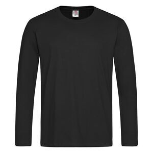 Stedman Mens Classic Long Sleeved Tee / Black Opal
